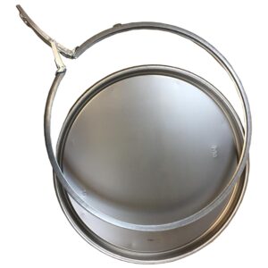Fassdeckel + Spannring 57cm ROH - Tonne Blechfass Fass Metallfass 200 Liter #810